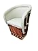 Equipal Furniture Chair Handmade By Equipales San Jose Rustic in White Color Traditional Mexican Style Ideal for your home, house, garden, office, equipal
