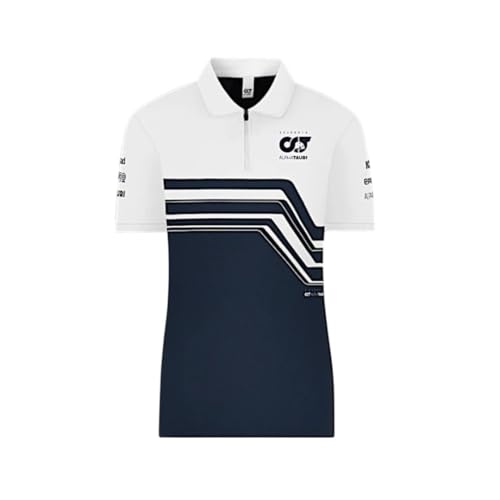 Polo para mujer Alpha Tauri Scuderia ropa de carreras transpirable moda deportiva azul