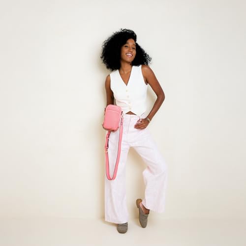 Parker Crossbody Bags for Women Vegan Leather Travel Purse Small Shoulder Handbags with Detachable Snap Pouch2