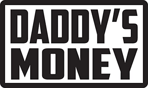 Daddys Money Decal Vinyl Decal Sticker Car Truck Shitbox Diesel Turbo Boost J...