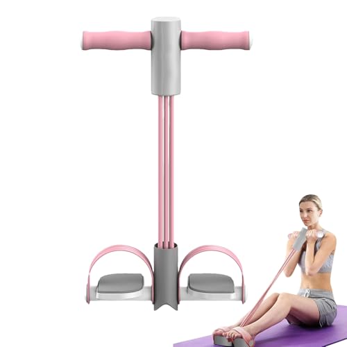 Elastisches Lamm – Widerstandstrainer, 6 Übungsröhren, Seil | Körpertrainingsgerät für Bein, Arm, Bauch, Stretch-Training