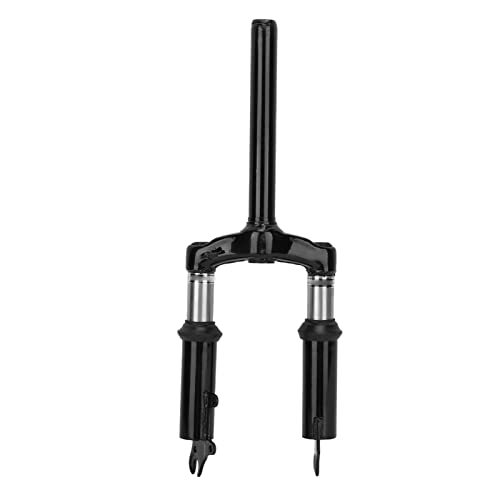 Electric Scooter Spring Fork, Black Paint Spraying Front Fork Shock Absorber Suspension RustResistant Reduce Vibration for 10 Inch Wheels