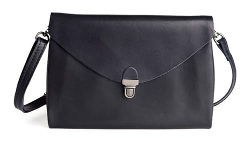Sac pochette HAROLD'S Fold Handbag Clutch M dark blue en cuir