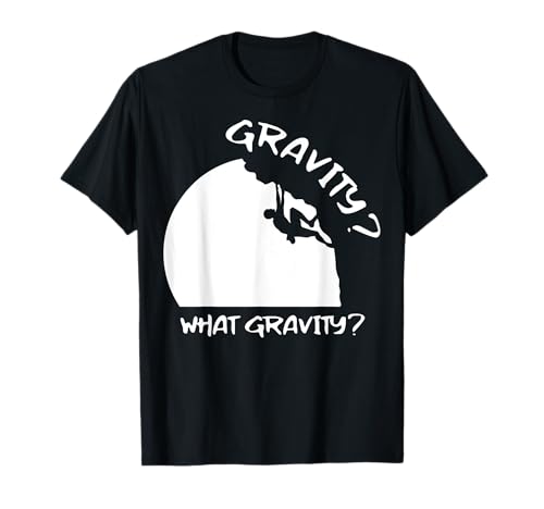 Schwerkraft Boulder Bergsteiger T-Shirt