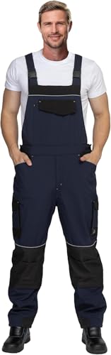 Salopette d'hiver pour homme softshell robuste coupe-vent Daytona Ice BWOLF