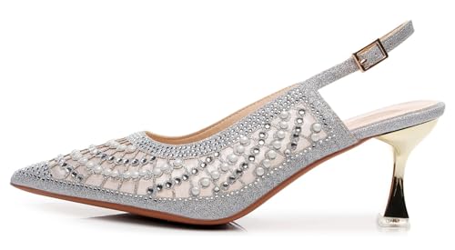 Image of VenusCelia Women's Charming Lady Slingback Pump Shoe