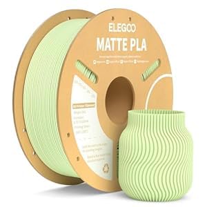 Image of ELEGOO Matte PLA 3D Printer Filament Mint Green 1.75mm | Precision ±0.02mm | Matte Finish, Tangle-Free | 1KG Spool | Reliable Adhesion | Compatible with FDM Printers