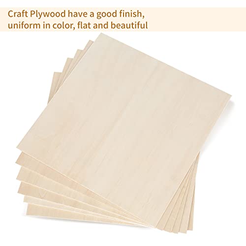 Dofiki 15 Pcs 1/8” Basswood Sheet Plywood 1/8”x15.7”x15.7” Craft Balsa Plywood for Crafts Laser Cutting Engraving Wood Burning Crafting - Image 3