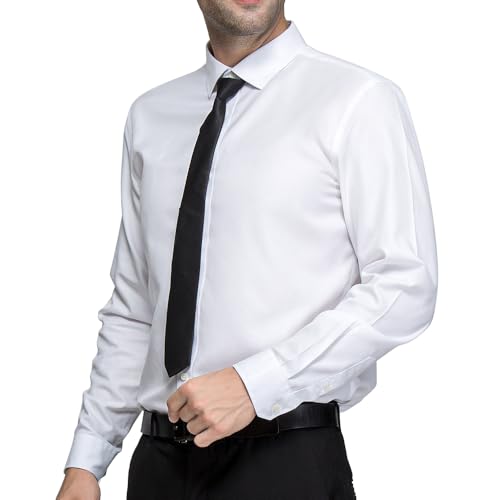 Mens Dress Shirts - Long Sleeve Big and Tall Dress Shirts for Men