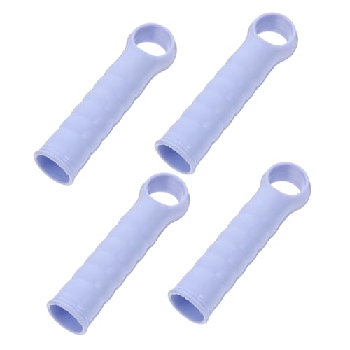SEWOART 4Pcs Mop Handle Caps Replacement Grips for Broom and Dustpan Ergonomic Design for Secure Fit Handles for Cleaning Tools and Household Use