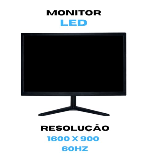 Monitor 21 polegadas BRX MBRX21BK full hd 60hz led hdmi vga trabalho estudo garantia nota fiscal 19