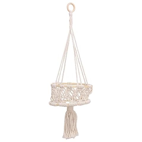 Kisangel Cotton Rope Flower Pot Hanger Cover