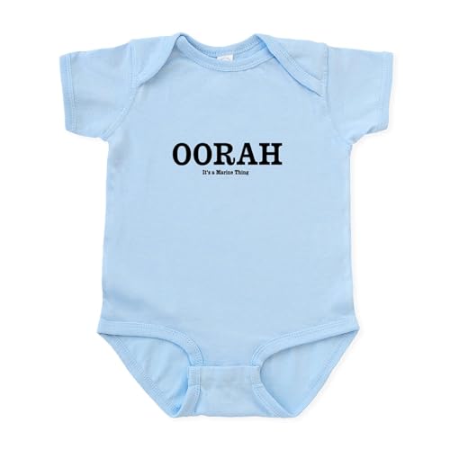CafePress Oorah (Marine Pride_ Infant Bodysuit Cute Infant Bodysuit Baby Romper