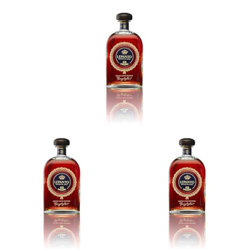 Lepanto Solera Gran Reserva - Brandy de Jerez - 700 ml (Paquete de 3)