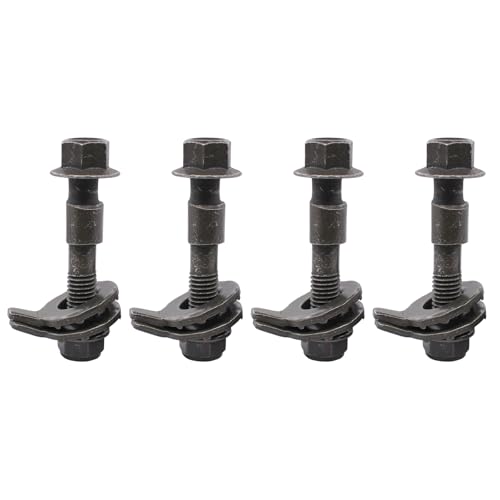 ApplianPar Pack of 4 14mm Cam Bolt Kit Adjustable Camber Correction Alignment Kit for Vehicles Front Left and Right Wheel
