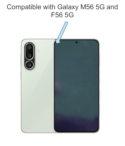 Image of FAD-E Tempered Glass Screen Protector Guard Compatible for Samsung Galaxy M56 5G / F56 5G (Transparent)