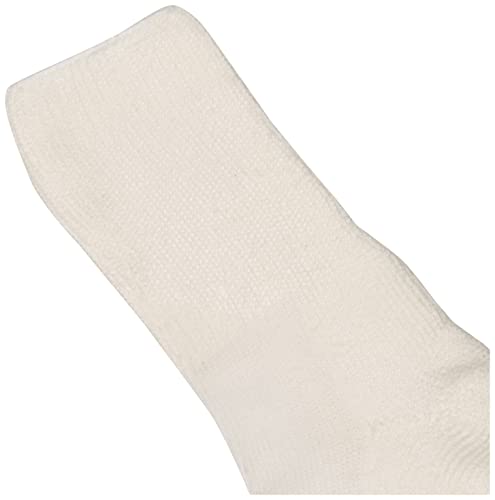thorlos womens Tc Max Cushion Cuff tennis socks, White, Medium US2