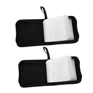 Clispeed 2 Stück CD/DVD Organizer Tasche