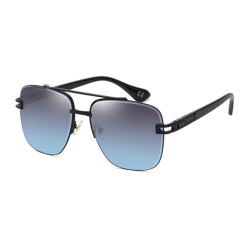 Nuances carrées classiques hommes MUTYNE lunettes de soleil en métal protection UV400