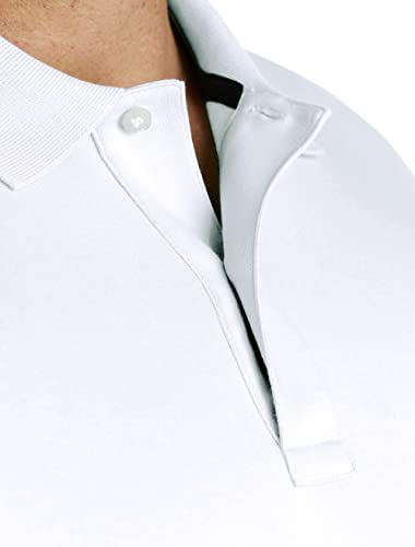 Image of Nautica Men's Classic Fit Short Sleeve Dual Tipped Collar Polo Shirt