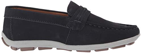 Image of Driver Club USA Kids' Kids Boys /Girls Genuine Leather Driving Loafer with Rope Anchor Detail