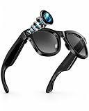 Shovira AI Smart Glasses with 8MP Camera,Bluetooth Sunglasses for Women Men