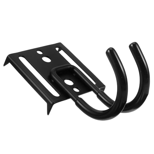 DONFAMDS Gancho Metálico para Colgar Bicicletas Resistente para Pared Soporte de Almacenamiento Pesado Fácil de Instalar para Garajes y Jardines Negra Compacta