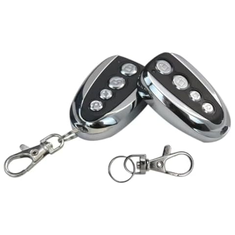 Bedaily 2PCS Universal Remote Control Backup Key Sliding Gate Opener Automatic Operator 4-Buttons 433.92MHz Cover