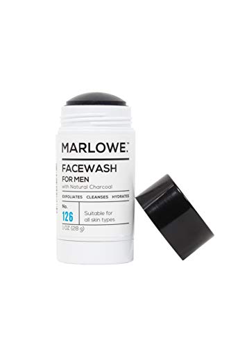 MARLOWE. No. 126 Charcoal Face Wash Cleansing Stick 1oz | Unique Travel Face
