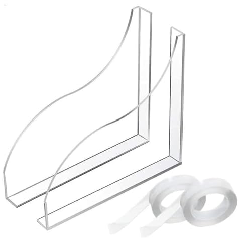 2 Pcs Bathroom Shower Splash Guard for Tub, Bathtub Water Guards, Shower Water Guard for Bathtub Splash Guard Removable, Bathtub Water Splash Guards Corner Guards to Keep Water in Shower Bath Cover