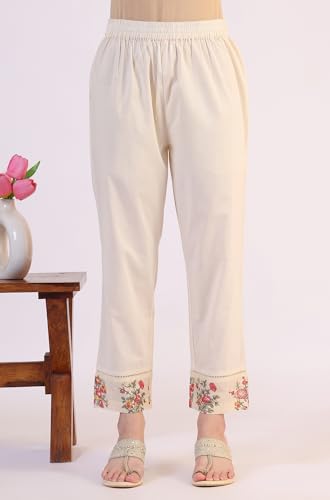 Image of W for Woman Reef Blue Floral Printed Modal Straight Kurta, Pants and Dupatta Set