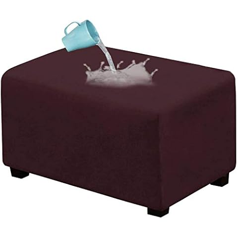 JHLD Waterproof Stretch Ottoman Cover for Living Room Cover