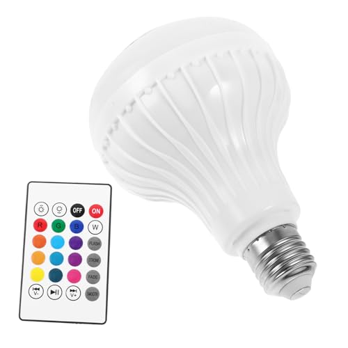 NUOBESTY Bombilla Led Inteligente Con Altavoz Rgb Cambio De Color Compatible Con Alexa