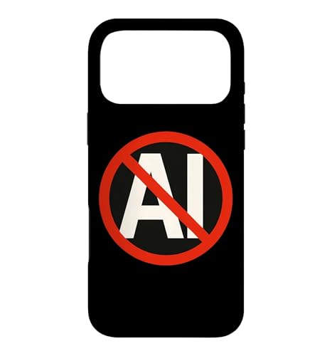 No To AI �A���`�l�H�m�\ �ΐ푊�� ���Δh �X�}�z�P�[�X iPhone 17 Pro Max �p