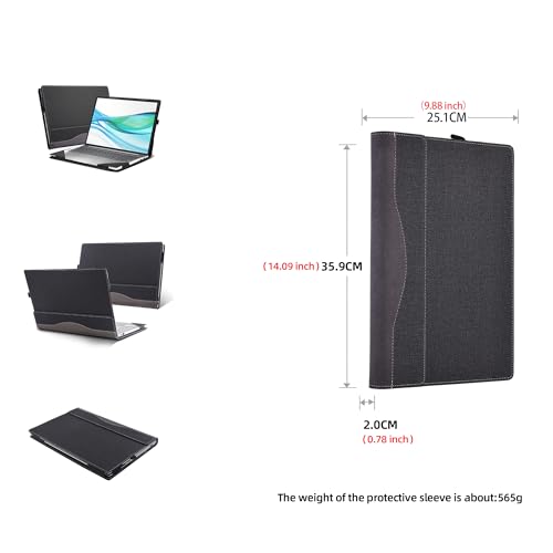 Funda para HP ProBook 460G11 de 16 pulgadas piel PU miniatura 3
