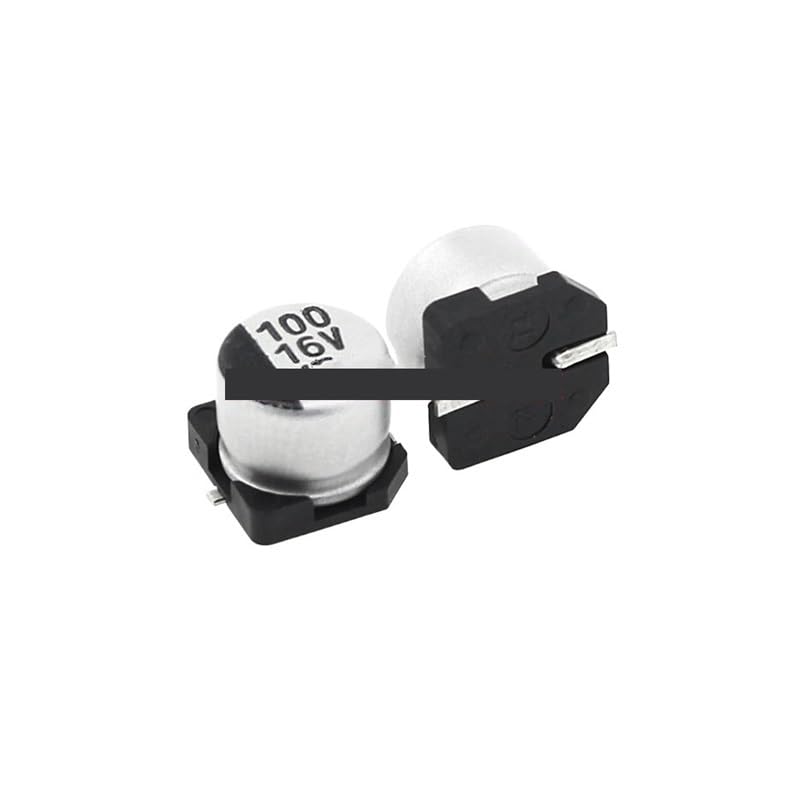 Condensateur électrolytique 16v 100uf SMD en aluminium pour réparation électronique