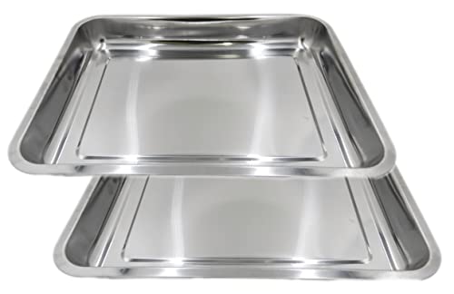 3469 PPLS ステンレストレー 10 深型 39×29×4cm 2枚