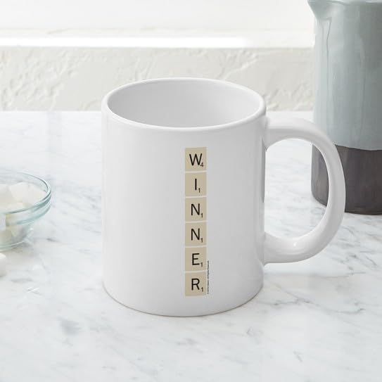 CafePress Scrabble Winner 20 Oz Ceramic Mega Mug 20 oz Ceramic Coffee Mega Mug
