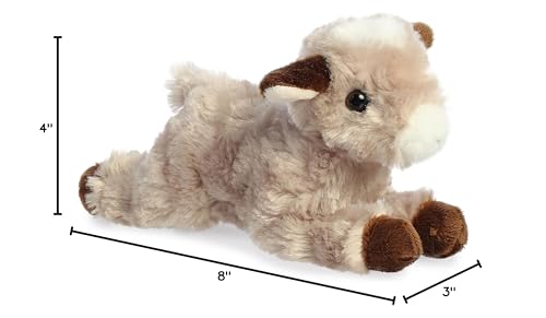 Aurora(r) Adorable Mini Flopsie(tm) Paisley Goat(tm) Stuffed Animal - Playful Ease - Timeless Companions - Brown 8 Inches - Image 5