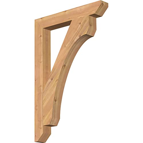 3 1/2"W x 26"D x 38"H Legacy Slat Smooth Bracket, Western Red Cedar