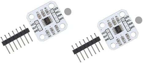 DollaTek 2Pcs AS5600 Magnetic Encoder Magnetic Induction Angle Measurement Sensor Module 12bit High Precision