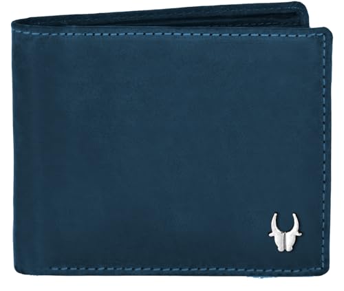 Image of WildHorn Genuine Leather Wallet for Men | Slim Bifold Wallet with RFID Blocking | Multiple Card Slots & Coin Pocket | Premium Leather Mens Wallet