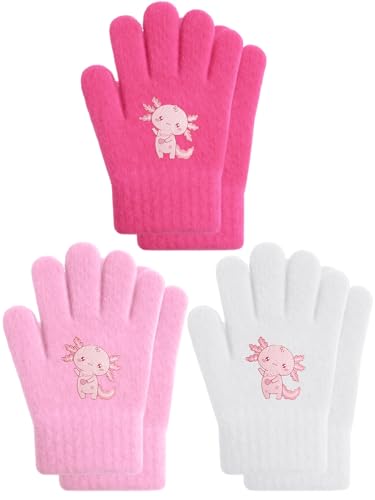 Image of EBOOT 3 Pairs Winter Kids Gloves Warm