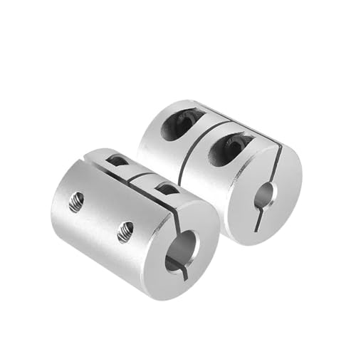 Rigid coupling,Stainless steel rigid coupling 1pcs D20L25 3D Printer Part Lead Screw Coupler RIgid Coupler Rigid Coupling Motor Connector Motor Shaft Coupling(5x8)
