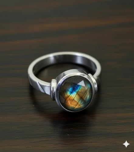 Image of 55Carat Choose Your Color Natural Gemstone Sterling Silver Statement Rings Oval Shape Handmade Sizes 5-12
