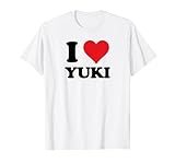 Photo Gallery i heart yuki nome i love personalizzato stuff maglietta Photo Gallery i heart yuki nome i love personalizzato stuff maglietta