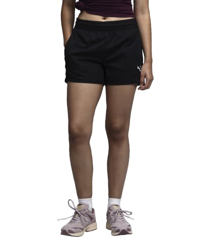 Image of Puma Women's Active Woven Workout Shorts | Lightweight Sweat Proof Polyester Training Shorts for Women | Moisture-Wicking Regular Fit Sportswear for Running, Gym & Daily Workouts
