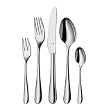 Inhalt: Besteckset 6 Person (30 Teile): je 6 Gabeln, Messer mit eingesetzter Klinge, Löffel, Kuchengabeln, Tee-/ Kaffeelöffel - Artikelnummer: 1140916340