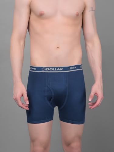 Image of Dollar Lehar Mens Combed Cotton Trunk - Actual Colour May Vary