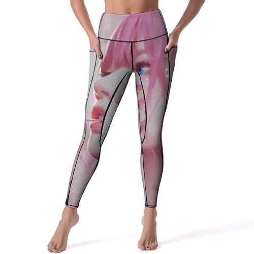 Legging femmes pantalon de sport fitness gym taille haute en taille S pour jogging